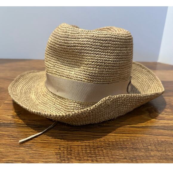 Helen Kaminski Women's Adjustable Raffia Straw Hat One Size Luxury Accessories - Picture 4 of 8